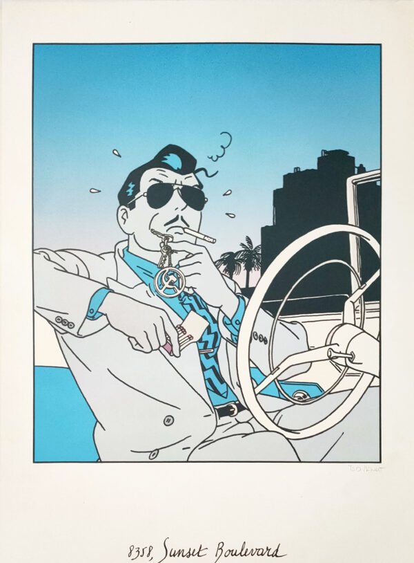 Ted Benoit: Sérigraphie Ray Banana 8358 sunset boulevard