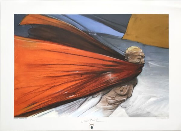 Affiche édition d'art Enki Bilal: Tintouin au Tibet signée
