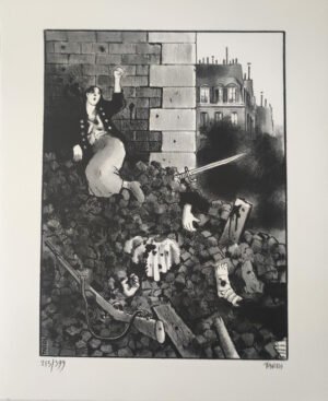 Jacques Tardi: Lithographie la commune IV